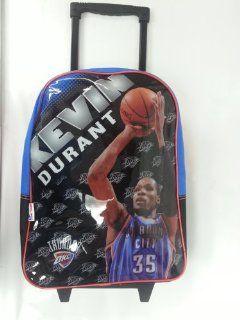 New Kevin Durant Pack Book Bag Wheels Rolling Roller Oklahoma Thunder Basketball Toys & Games