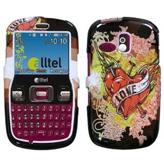 Hard Plastic Snap on Cover Fits Samsung R350 R351 Freeform Love Tattoo MetroPCS (does not fit Samsung R360 Freeform II): Cell Phones & Accessories