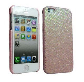 s Brand: Slim Fit Premium Quality IPHONE 5, 5S, 5G, 5GS NEW LIGHT PINK GLITTER HARD CASE Doesn't fit IPhone 4/ iPhone 4S: Cell Phones & Accessories