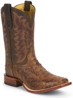 Tony Lama Men's Chocolate Vintage Ostrich 11" Boot: Shoes