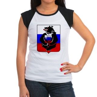 Russian Bear Soccer Football Tee by worldsoccerstore