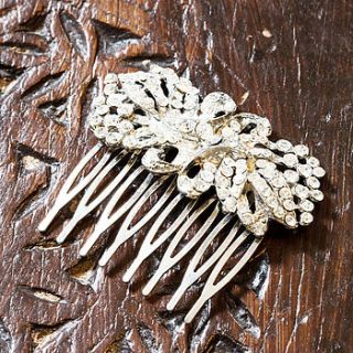 crystal delicate cluster hair comb by anusha