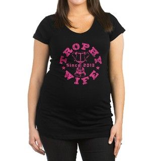 Trophy Wife Since 2013 pink T Shirt by peacewings