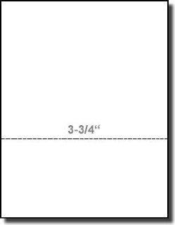 Printworks Professional Micro Perf Inkjet, Laser, or Copy Paper, 3 3/4" Inches, 24 lb. Heavy Weight Letter Size (8.5 x 11), White, 500 Sheets : Multipurpose Paper : Office Products