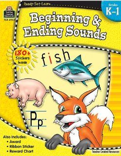 Beginning & Ending Sounds Grades K 1 (Ready*Set*Learn) (9781420659528): Eric Migliaccio: Books