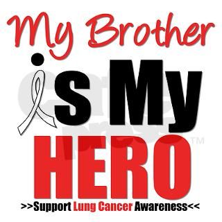 Lung Cancer Hero (Brother) Round Sticker by hopeanddreams