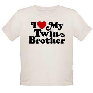 I Love My Twin Brother Tee by bethetees
