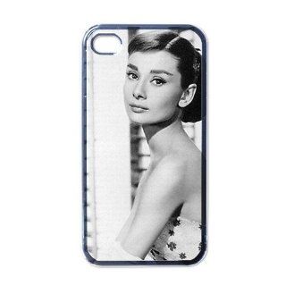Audrey Hepburn Apple iPhone 4 or 4s Case / Cover Verizon or At&T Phone Great Gift Idea: Cell Phones & Accessories
