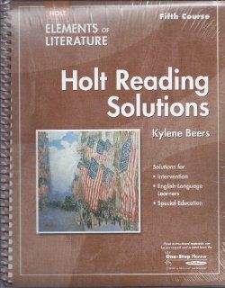 Elements of Literature: Reading Solutions Fifth Course: RINEHART AND WINSTON HOLT: 9780030790423: Books