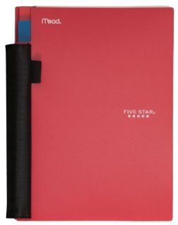 Five Star Advance Wirebound Notebook, 2 Subject, 100 College Ruled Sheets, 9.5 x 6 Inch Sheet Size, Red (72827) 