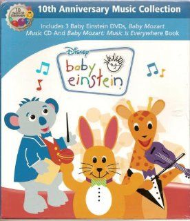 Disney Baby Einstein 10th Anniversary Music Collection Includes 3 DVDS (Baby Beethoven / Baby Mach Musical Adventure / Baby Mozart) Baby Mozart Music CD & Book (Music Is Everywhere): Movies & TV