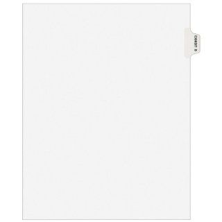 Avery Individual Legal Dividers, Letter Size, Exhibit B (1372) : Binder Index Dividers : Office Products