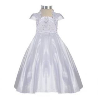 First Communion Dress or Flower Girl Dress 2 Pc Set (Size 6 to 10): Clothing