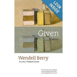 Given Poems Wendell Berry Books
