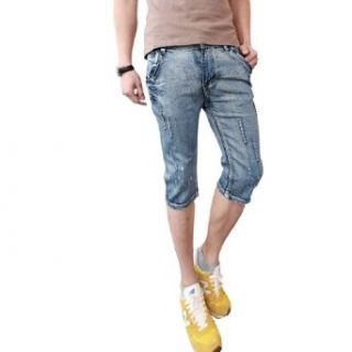 Men Button Closure Zipper Fly Five Pockets Style Summer Shorts at  Mens Clothing store Jeans
