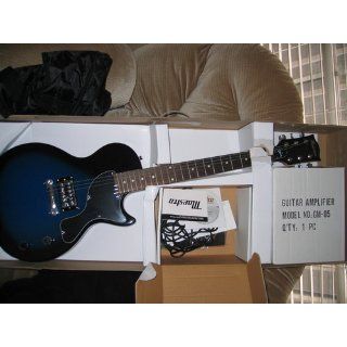Maestro by Gibson Single Cutaway Electric Guitar   Blue: Musical Instruments