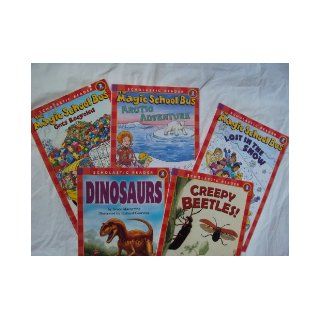 Scholastic Reader Level 2 Science: The Magic School Bus, Lost in the Snow; Arctic Adventure; Gets Recycled; Dinosaurs; Creepy Beetles (Children Book Sets : Kindergarten   Grade 2): Scholastic, Grace Maccarone: 9781490927909: Books