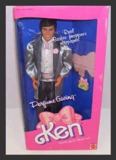 1987 Perfume Giving Ken Barbie Doll: Toys & Games