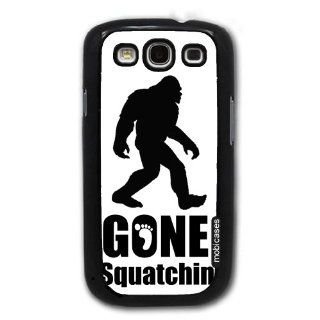 Gone Squatchin Big Foot   Protective Designer BLACK Case   Fits Samsung Galaxy S3 SIII i9300 Cell Phones & Accessories
