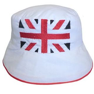 union flag sun hat by snugg nightwear