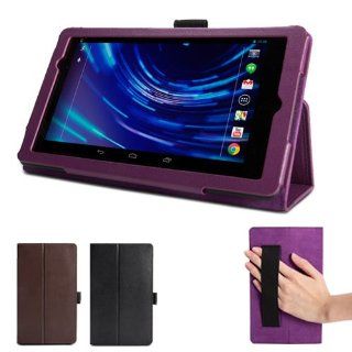 GMYLE (TM) Purple Slim Fit Folding Folio Stand Case Cover with Auto Wake/Up Function & Pen Holder for Google New Nexus 7 inch FHD 2nd 2013 Generation Tablet(Multi Angle): Computers & Accessories