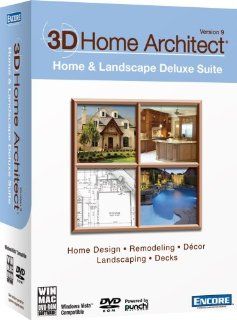 3D Home Architect Home & Landscape Deluxe Suite Version 9 [Old Version]: Software