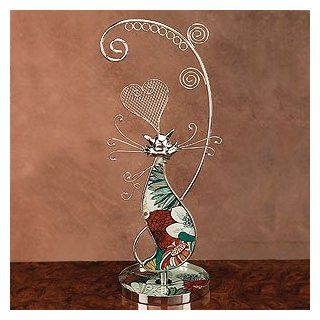 2012 Elegant Jewelry Holder   Gorgeous Rainbow Cat Design Earring Holder (13" H), This Elegant Jewelry Holder Shows a Playful Side With a Cute Cat Shape. It Allows You to Display Numerous Pairs of Earrings in a Decorative Way.No More Having Your Earri