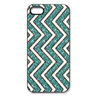 Custom Chevron Pattern With Anchor Cover Case for IPhone 5/5s WIP 248: Cell Phones & Accessories
