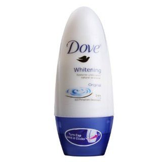 Dove Whitening Antiperspirant Deodorant Roll on Original (3 Roll Ons): Health & Personal Care