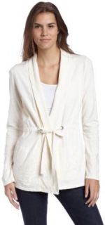 Lucky Brand Women's Coniya Wrap Top, Cloud Cream, L at  Womens Clothing store