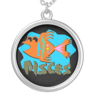 Pisces Black Zodiac Sign Pendants