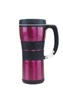Contigo Extreme Stainless Steel Travel Mug with Handle (Vacuum Insulated) 16 ounce Black: Kitchen & Dining