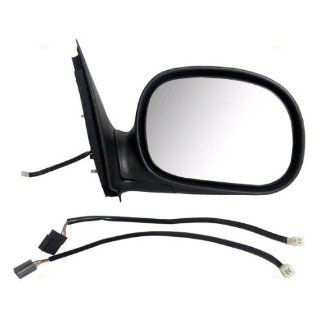 New Passenger Power Side View Mirror Glass Housing Assembly w/Adapter: Automotive