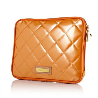 Joy & IMAN Iconic Quilted Patent Zippered Tablet Case
