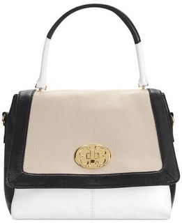 Emma Fox Classics Leather Flap Satchel   Handbags & Accessories