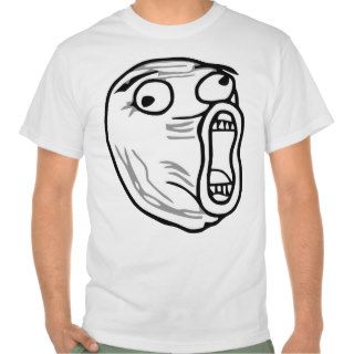 LOL Laugh Out Loud Rage Face Meme T shirt