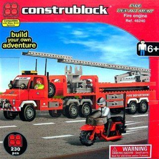 4624 Construblock Fire Engine 230pcs: Toys & Games