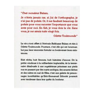 Odette Toulemonde Et Autres Histoires (Romans, Nouvelles, Recits (Domaine Francais)) (French Edition): Eric Emmanuel Schmitt: 9782226173621: Books