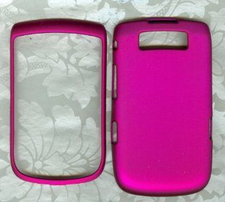 RUBBERIZED HOT PINK PHONE COVER BlackBerry Torch 9800 AT&T HARD CASE: Cell Phones & Accessories