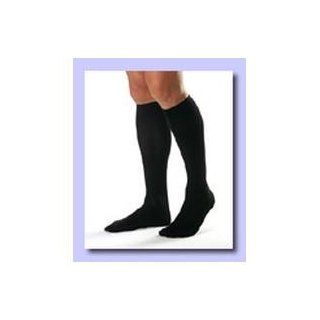 Men's Dress 8 15 mmHg Knee High Support Sock, Navy, Extra Large: Health & Personal Care