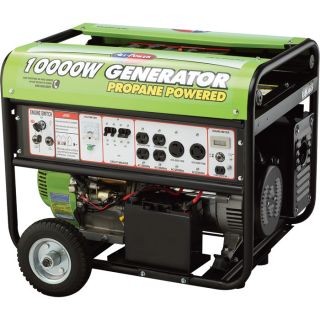 All Power Propane Generator with Electric Start — 10,000 Surge Watts, 7,500 Rated Watts, Model# APG590CN  Portable Generators