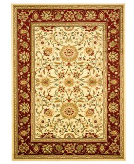 MANUFACTURERS CLOSEOUT! Safavieh Area Rug, Lyndhurst LNH212 Ivory/Red 9 x 12   Rugs