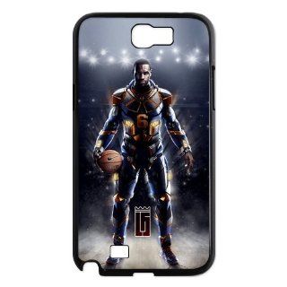 Diystore Miami Heat star LeBron James Samsung Galaxy Note 2 N7100 Hard Cover Case Cell Phones & Accessories