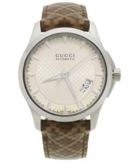 Gucci Watch, Mens Swiss Sport XL White Green and Red Nylon Strap 44mm YA126231   Watches   Jewelry & Watches