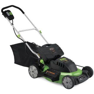 Steele Products SP PM207DC 20 Inch 24 Volt Cordless Electric Lawn Mower With Grass Catcher : Walk Behind Lawn Mowers : Patio, Lawn & Garden