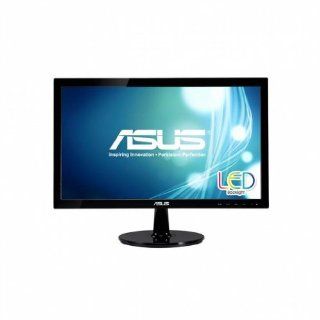 Asus VS207T P 19.5 inch Widescreen 80,000,000:1 5ms VGA/DVI LED LCD Monitor, w/ Speakers (Black): Computers & Accessories