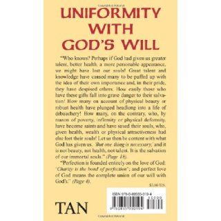 Uniformity with God's Will Liguori 9780895550194 Books