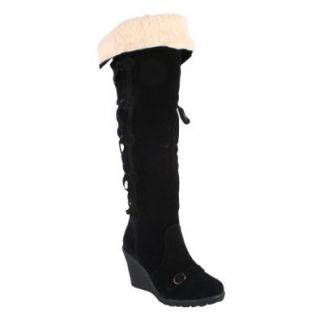 RADIANT SENSI Women's New Fashion Stiletto High Heel Shoe Winter Knee High Boots Shoes