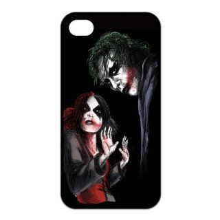 PhoneCaseDiy Custom Cases Animation Batman Harley quinn Case For Iphone 4 4s With Durable TPU Sides Ip4 AX206: Cell Phones & Accessories