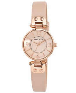 Anne Klein Womens Blush Leather Strap Watch 26mm 10 9442 RGLP   Watches   Jewelry & Watches